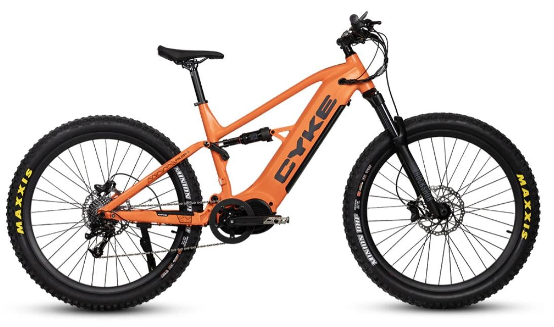 e bike mountainbike 1000 watt Falcon S 1000W 48V Full Suspension E-Bike by Cyke