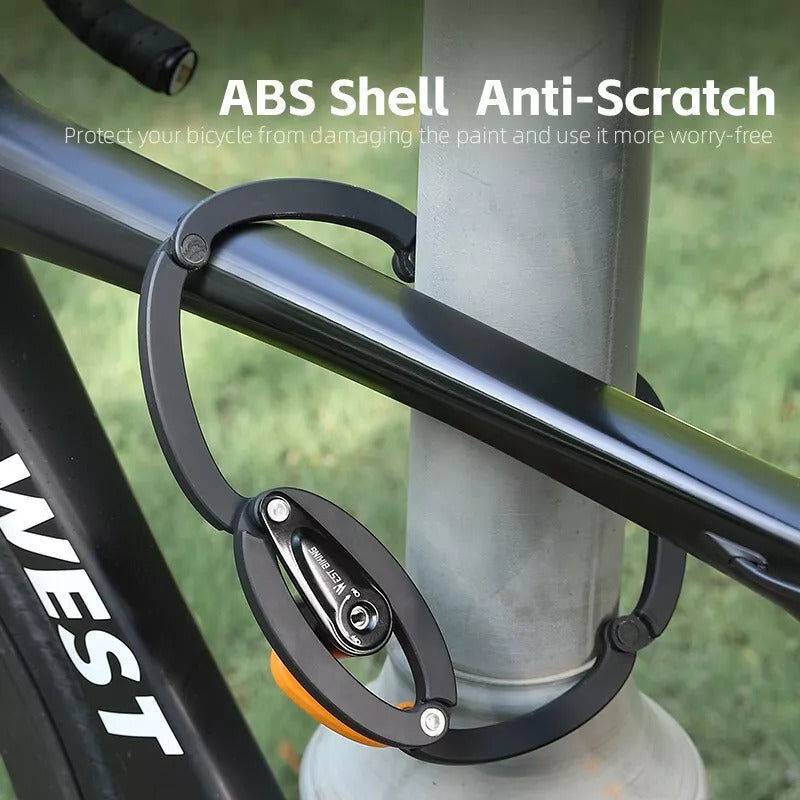 Bicycle Folding Lock Anti-Theft Bike Chain Portable Lock by West Biking