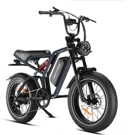 Happyrun Tank G60 Pro 2000W Moped Style Offroad Electric Bike Fat Tire
