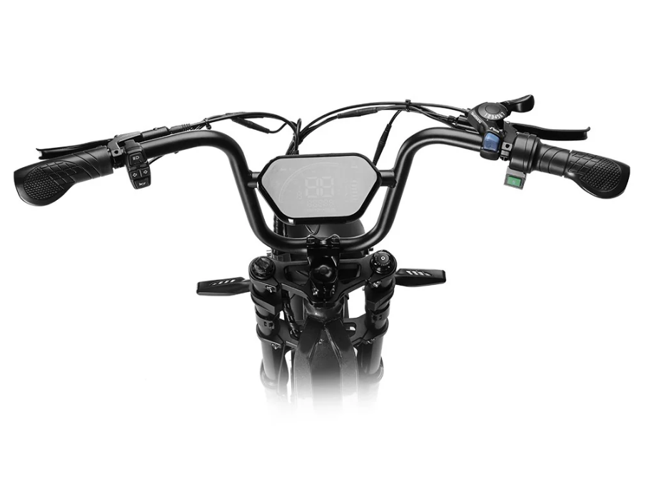 Happyrun Tank G60 Pro 2000W Moped Style Offroad Electric Bike Fat Tire