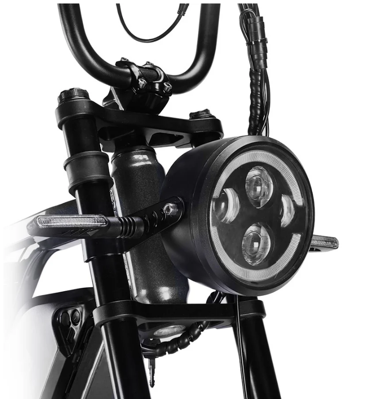 Happyrun Tank G60 Pro 2000W Moped Style Offroad Electric Bike Fat Tire