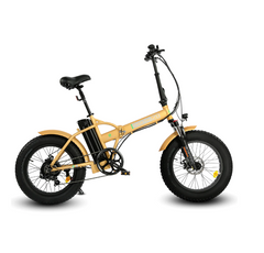 Ecotric Power Sport 48V Folding Fat eBike with LCD