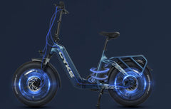 Grizzly 750w 48v 7Sp Foldable E-Bike by Cyke