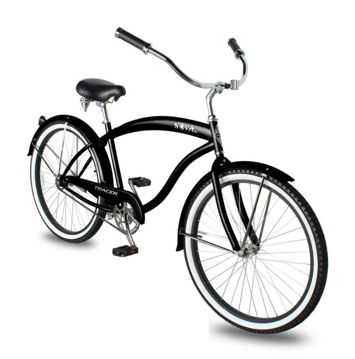 Nova Pro 26in Beach Cruiser Bicycle for Men by Tracer All Around E Bikes