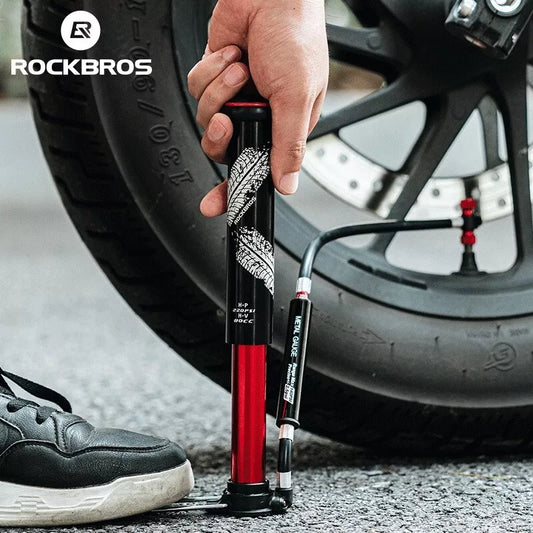 T-Shaped Spout Floor Portable Air Pump by Rockbros