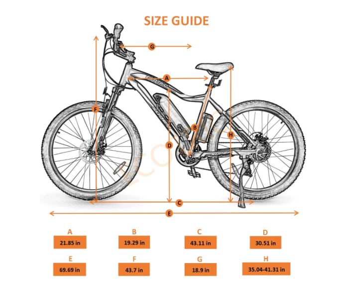 Ecotric Leopard Electric Mountain Bike 36v 500w UL Certified