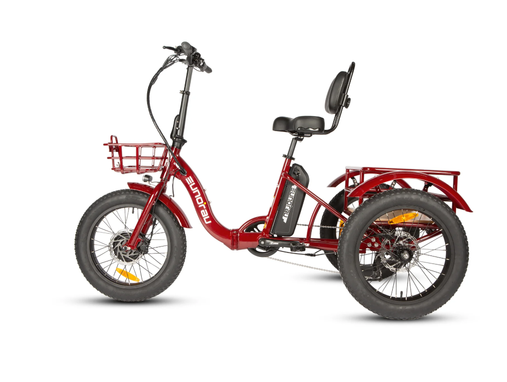 Eunorau New 500W 7Sp Folding E-Trike