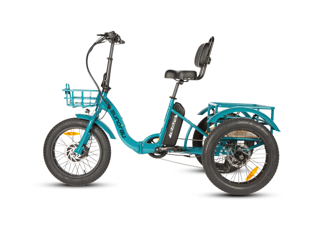 Eunorau New 500W 7Sp Folding E-Trike