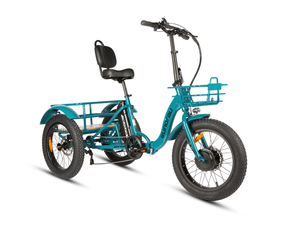 Eunorau New 500W 7Sp Folding E-Trike