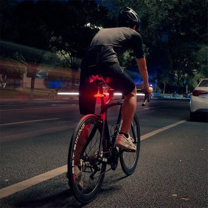 Wireless Bike Turn Signal Light Smart Brake Tail Light Alarm Bell by West Biking