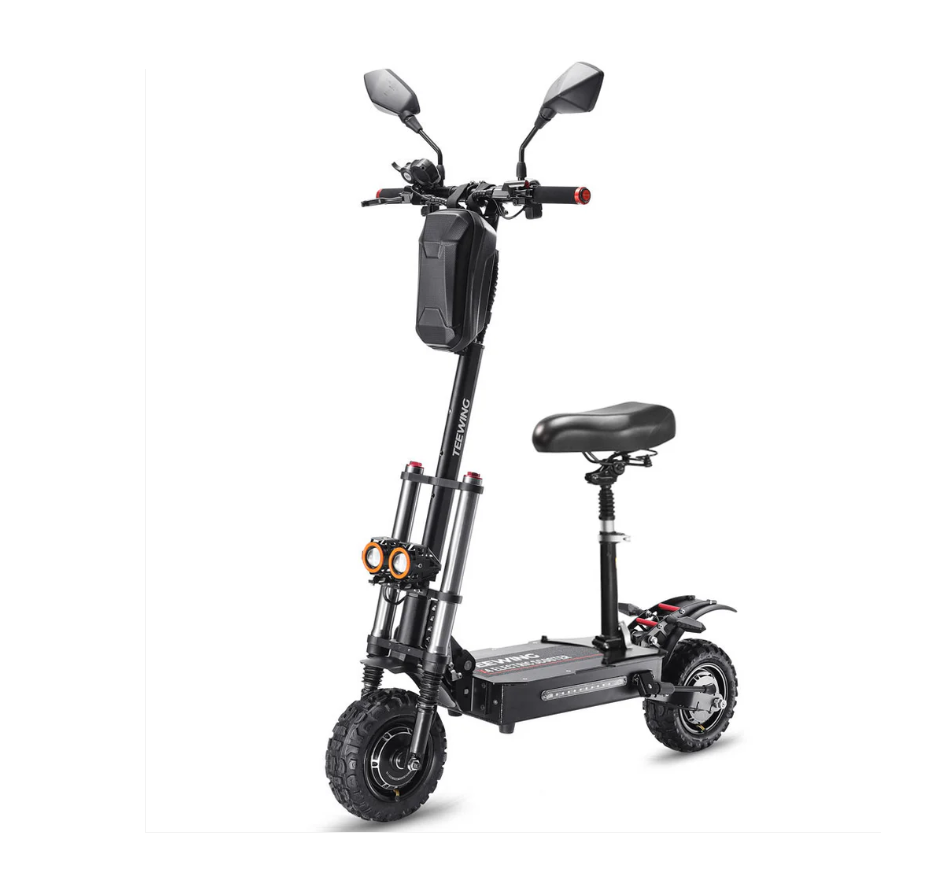 X4 5600W Dual Motor Folding Electric Scooter by Teewing