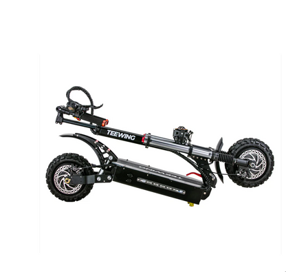 X4 5600W Dual Motor Folding Electric Scooter by Teewing