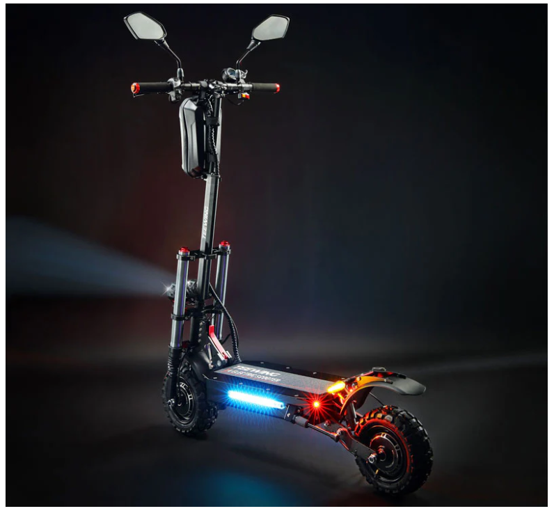 X4 5600W Dual Motor Folding Electric Scooter by Teewing