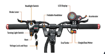 X5 6,000W Dual Motor Electric Scooter by Teewing