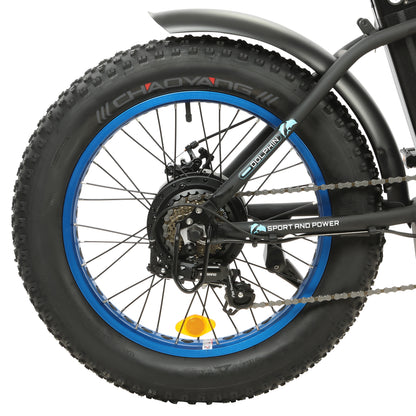 UL Certified-Ecotric Dolphin Portable and Folding Fat Bike