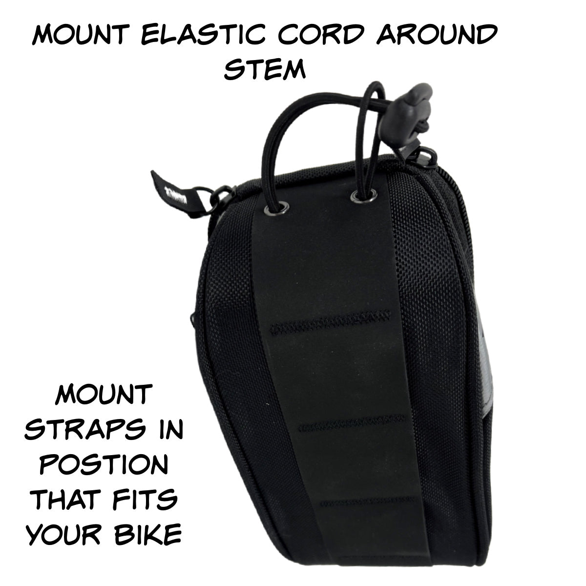 EBike Phone Holder – Beetle Phone Bag for Large Diameter Bike Frames by Bikase Store