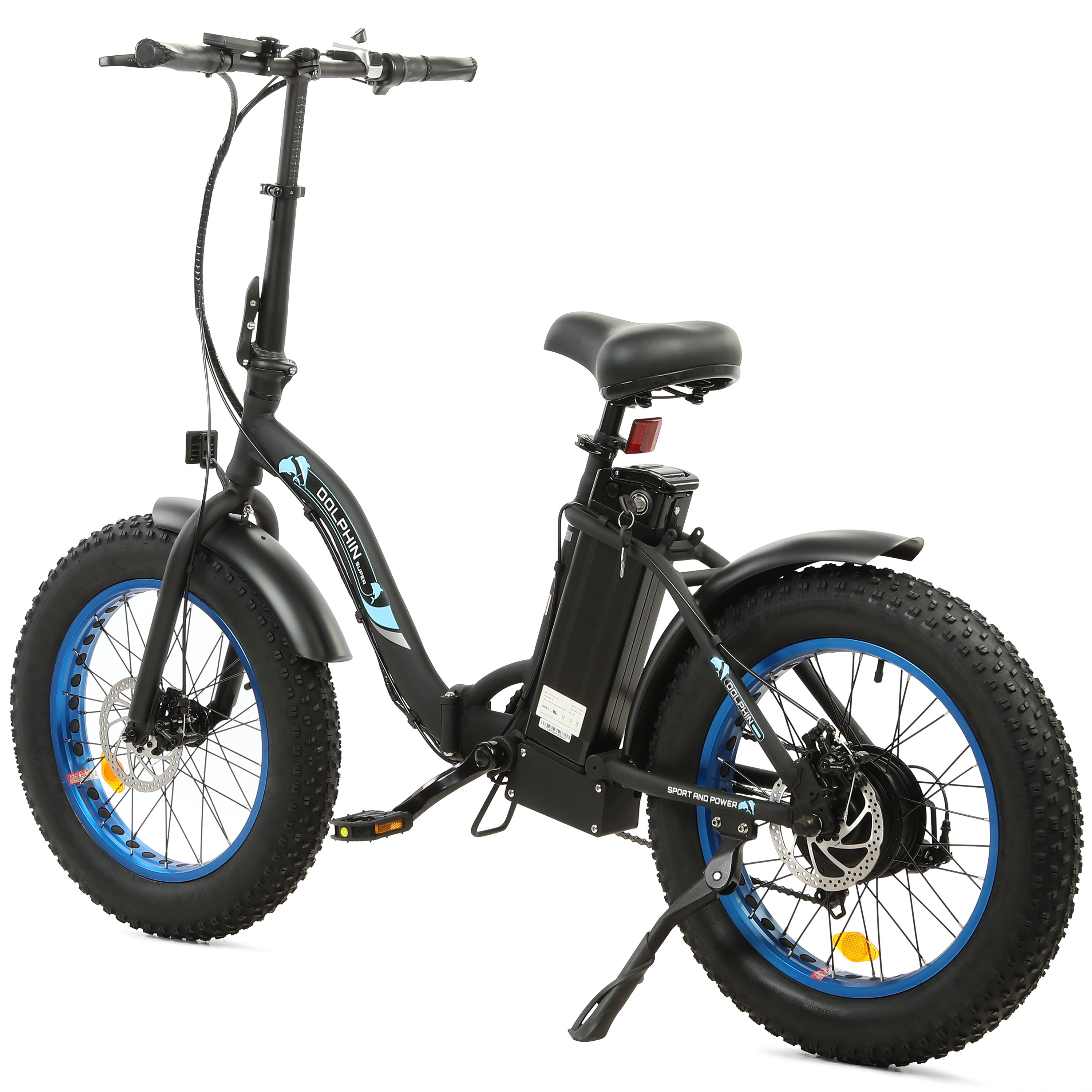 UL Certified-Ecotric Dolphin Portable and Folding Fat Bike