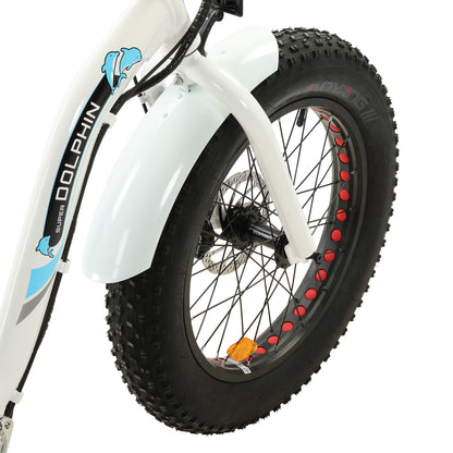 UL Certified-Ecotric Dolphin Portable and Folding Fat Bike