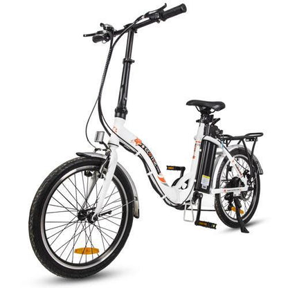 Ecotric UL Starfish Portable 350w 36v PAS-Throttle 20 Inch Electric Bike