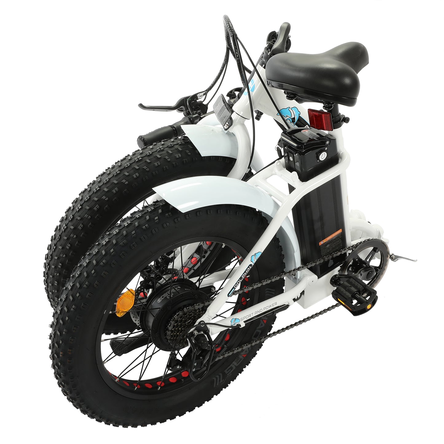 UL Certified-Ecotric Dolphin Portable and Folding Fat Bike