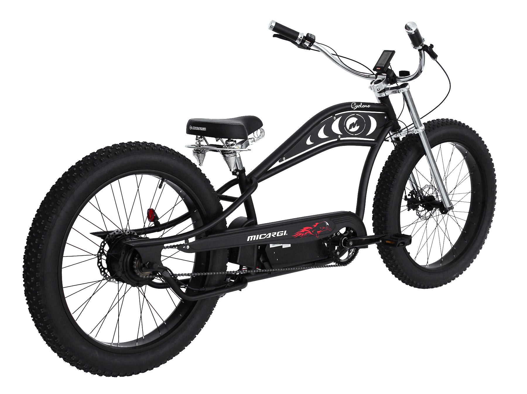 Marcargi 26x4.0" Full Size Stretch Chopper Electric Bike