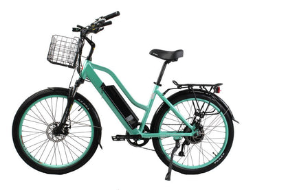 Catalina Electric Step-Through Beach Cruiser Bicycle 48 Volt Lithium Powered  X-Treme