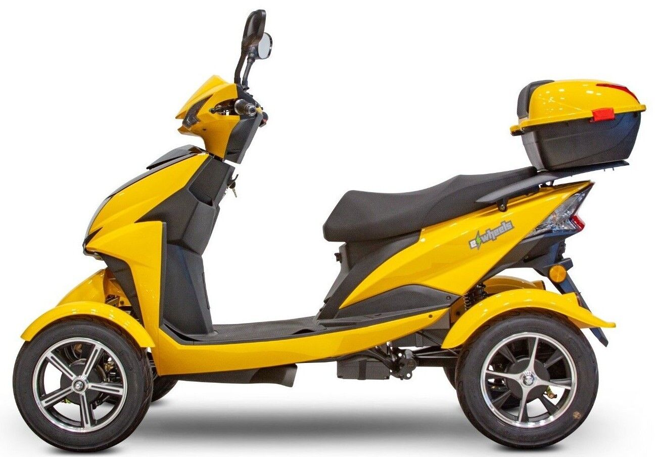 EW-14 Four Wheel 500W Scooter - Front & Rear Suspension