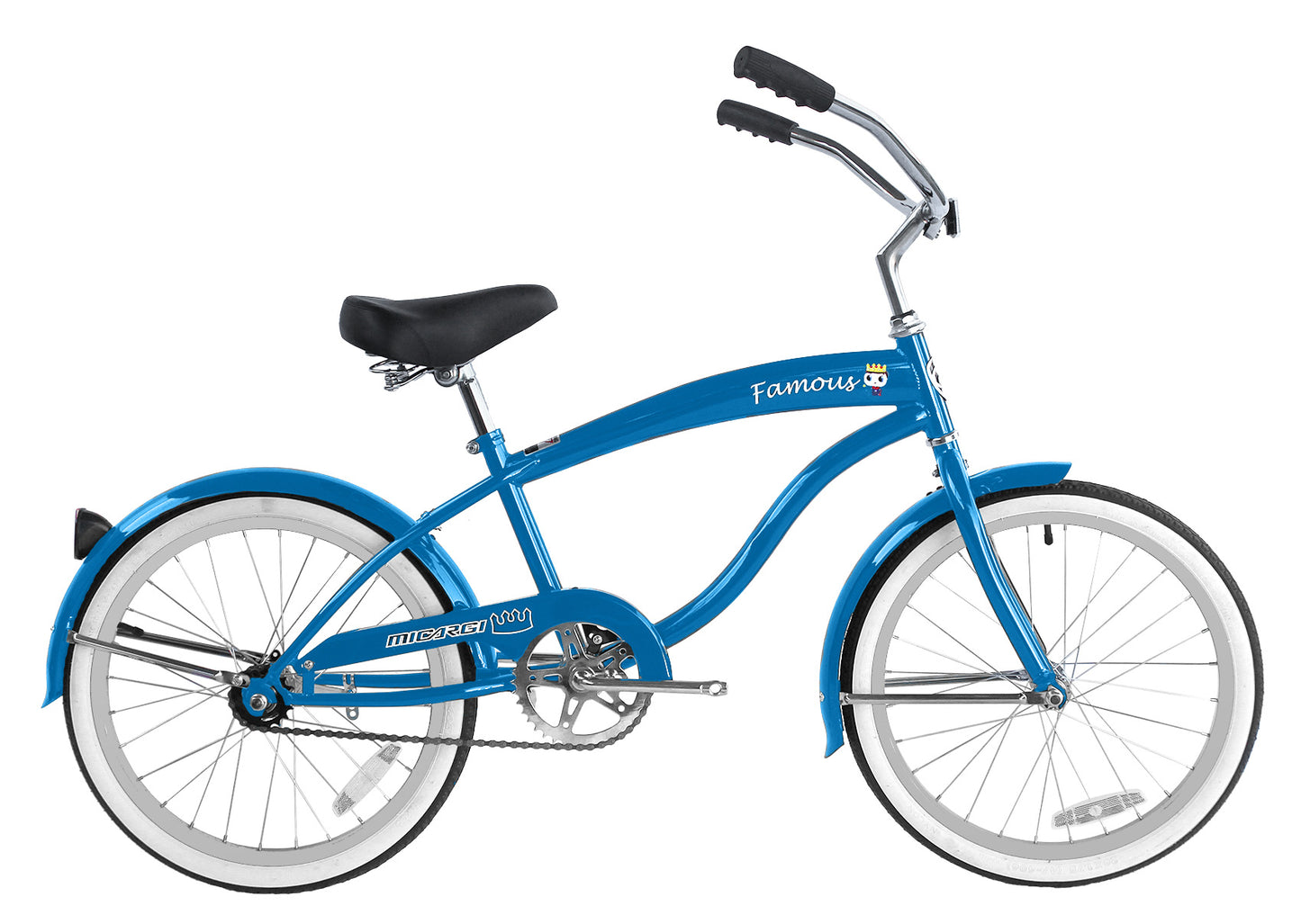 Micargi Famous 20″ Steel Frame Boy's Beach Cruiser