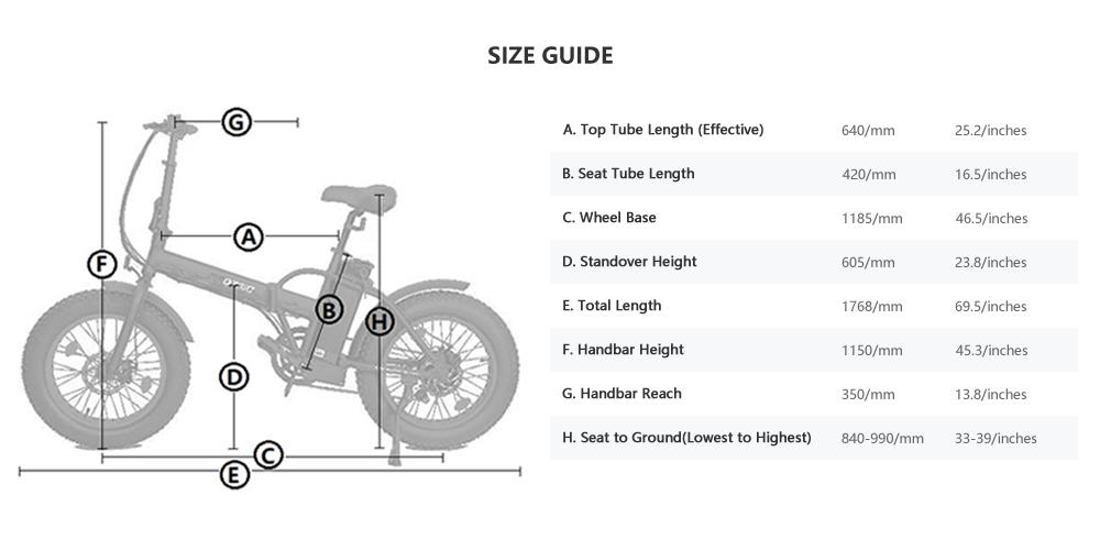 Fat Tire Portable and Folding Electric Bike,Snow, Gravel 36v 20810 - Ecotric PowerSport