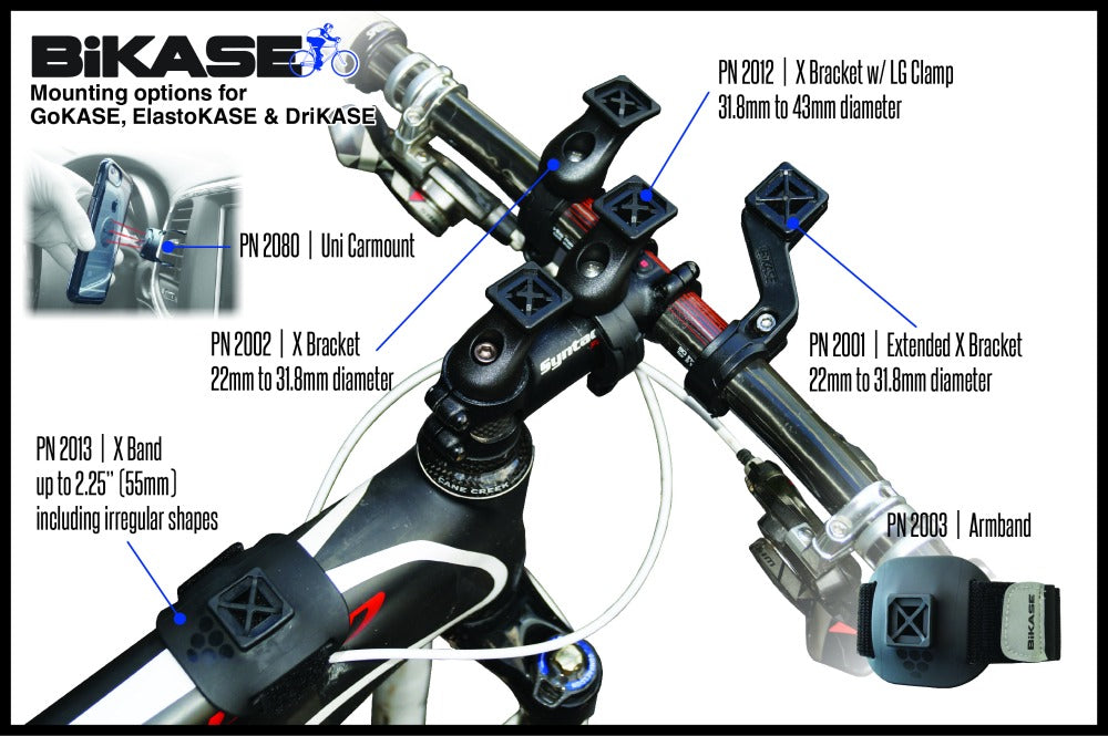 ElastoKASE - Universal phone mount - ANY Phone by Bikase Store