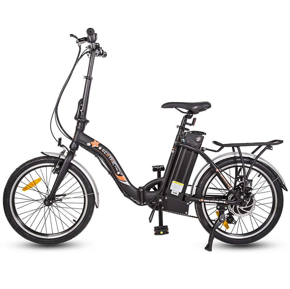 Ecotric UL Starfish Portable 350w 36v PAS-Throttle 20 Inch Electric Bike