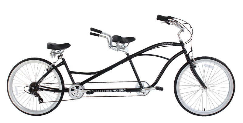 Island Shimano 18-Speed 26″ Tandem Steel Frame Alloy Rims Bicycle Micargi