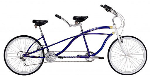 Island Shimano 18-Speed 26″ Tandem Steel Frame Alloy Rims Bicycle Micargi