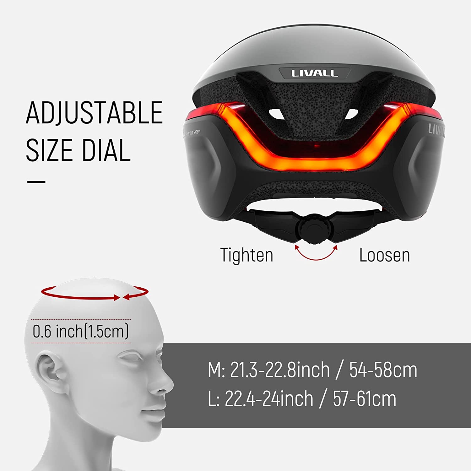 Lival EV021 Smart Cycling Helmet – All Around E-Bikes Lival EV021 Smart Cycling Helmet – All Around E-Bikes