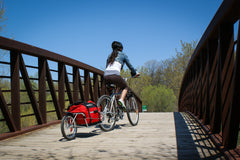 Maya Cycle Bicycle Trailer with Wheelbarrow Conversion