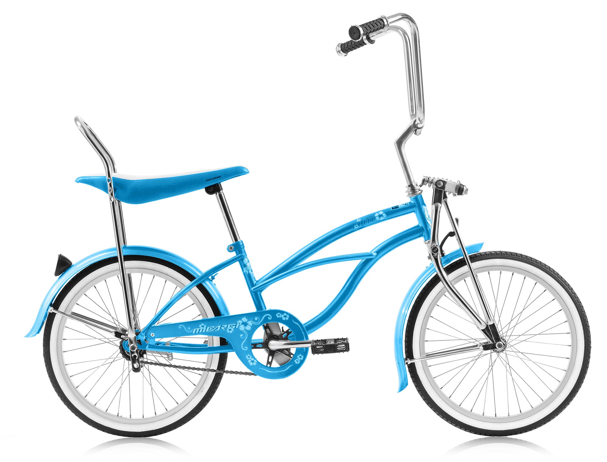 rosetta sport la bicycle lowrider Micargi Female Hero Beach Cruiser, Baby Blue