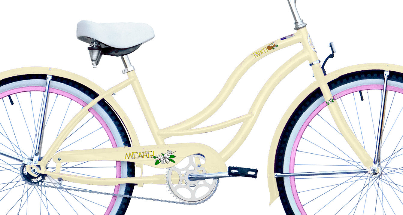 Micargi TAHITI-F 26 in. Tahiti Women's Beach Cruiser Bicycle