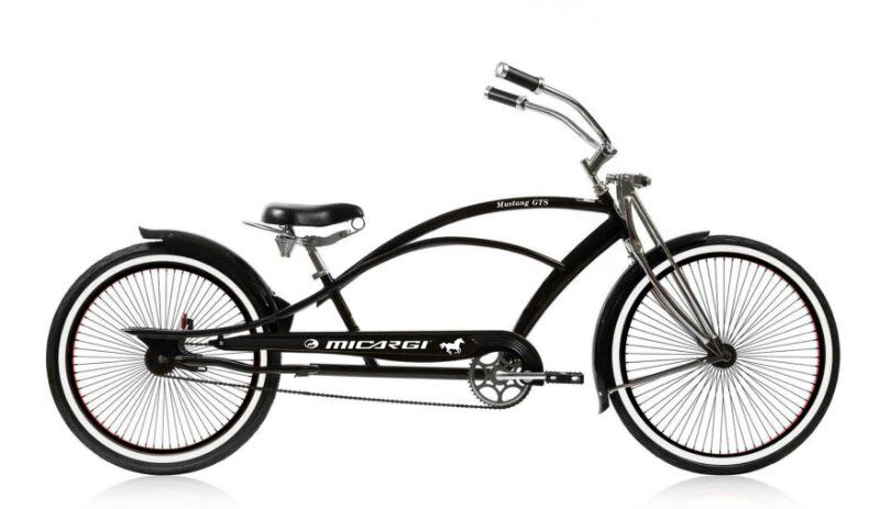 Micargi MUSTANG GTS – 26″ Stretch Lowrider Cruiser Bike