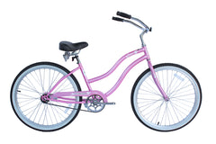 Pantera 24″ Single-Speed Stainless Beach Cruiser Women’s Bicycle