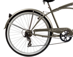 Pantera 26″ Seven Speed Stainless Beach Cruiser Bicycle