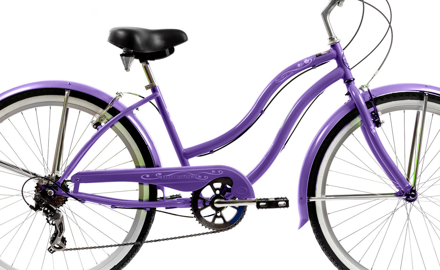 Pantera 26" Seven Speed Step-Through Beach Cruiser Bicycle