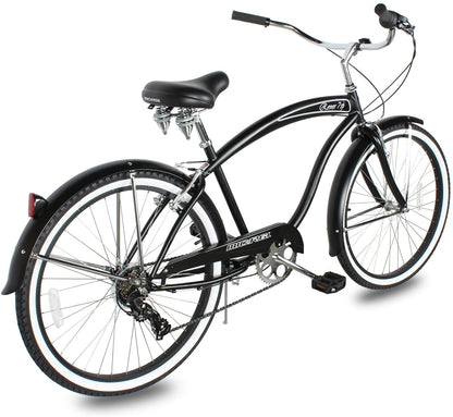 Micargi Rover 24″Men's 7SP Beach Cruiser Bicycle