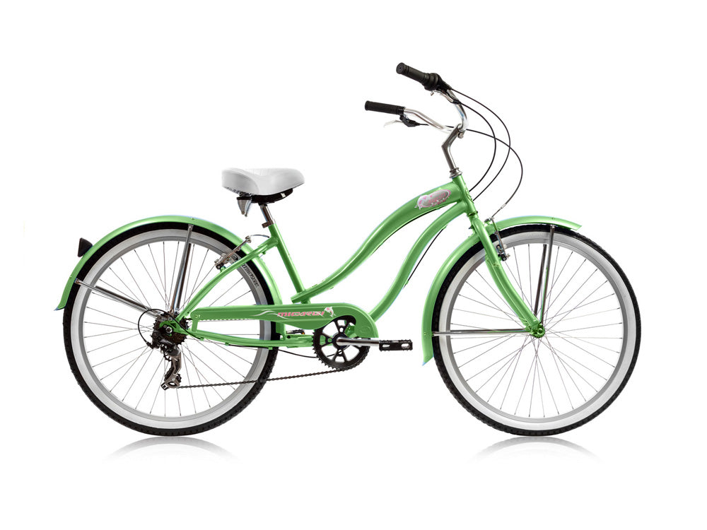 26″ Micargi Rover 7 Speed Women’s Beach Cruiser Shimano RS35 V-Brake