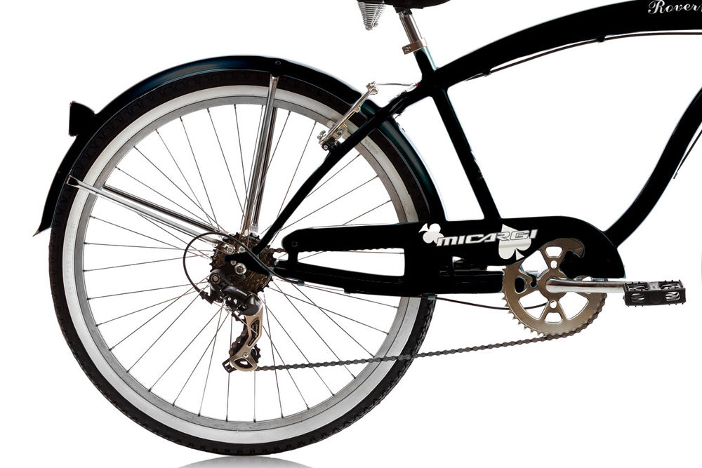 26″ Micargi Rover 7 Speed Men's Beach Cruiser Shimano RS35 V-Brake ...