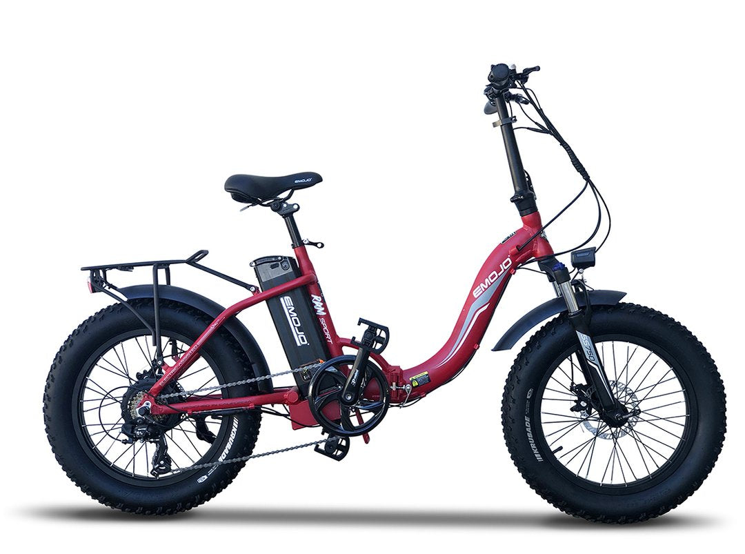 Emojo Ram Sport 750w 48v Folding Electric Bicycle Fat Tires - Portable