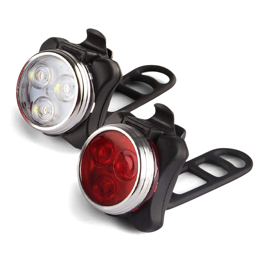 Rechargeable Clip on Bike Light 2 Pack by Po Campo