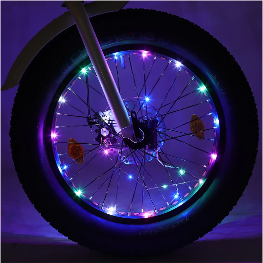 Ecotric Bicycle Spoke Lights