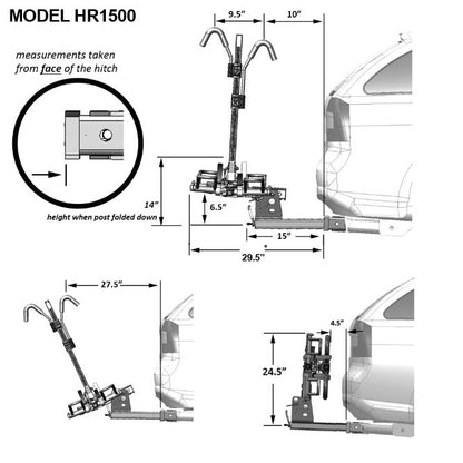 Hollywood Racks Sport Rider Rack for Electric Bikes