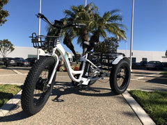 Emojo Caddy Seven Speed Electric Adult Tricycle 500w 48v Fat Tires