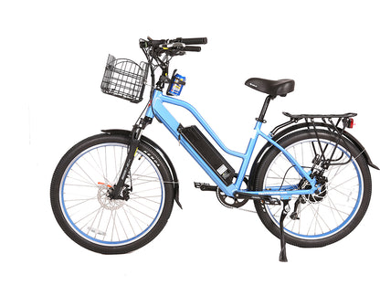 Catalina Electric Step-Through Beach Cruiser Bicycle 48 Volt Lithium Powered  X-Treme